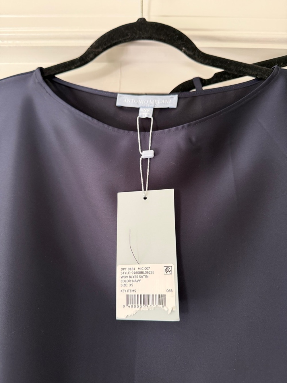 ANTONIO MELANI Navy Two-Piece Long Sleeve Set - Picture 3 of 6